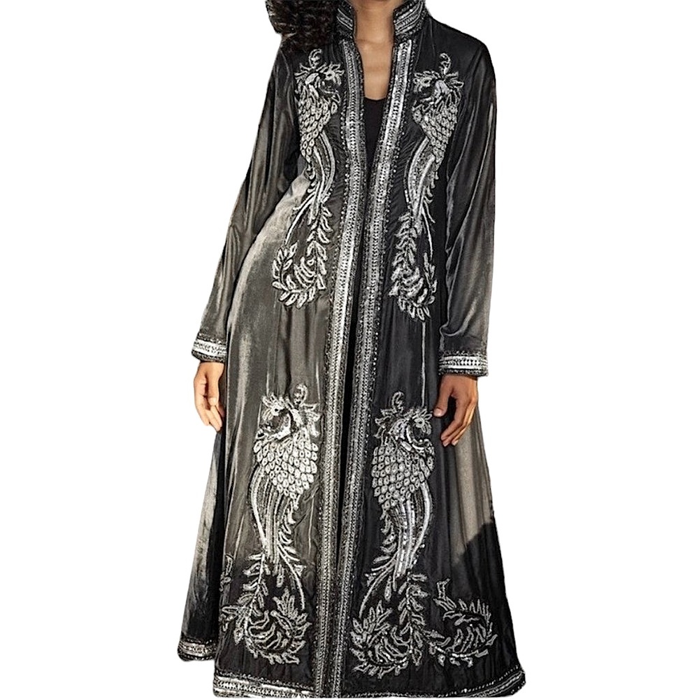 SOFT SURROUNDINGS Skyline Beaded/Embellished Coat/Duster